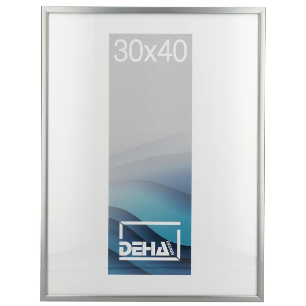 Cadre en aluminium Superba 42x59,4 cm (A2) | platine | verre standard (2 mm)