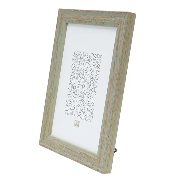 Cadre en bois Ballay 10x15 cm | vert | verre standard (2 mm)