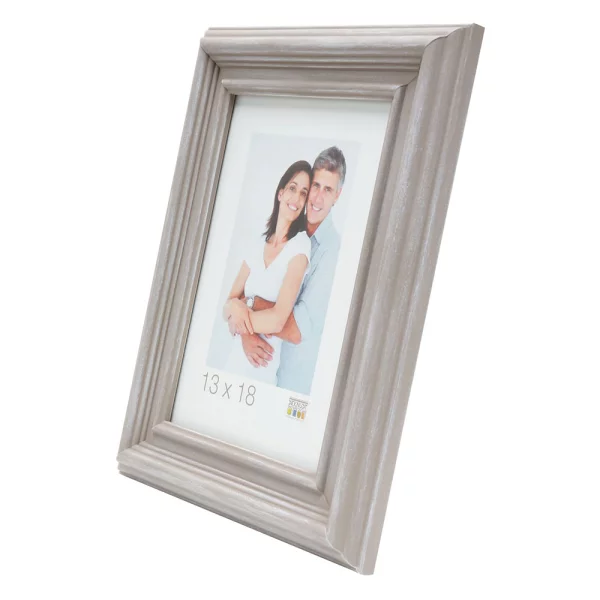 Cadre en plastique Lurchi 13x18 cm | beige | verre standard (2 mm)