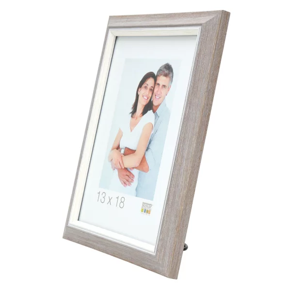 Kunststoff Bilderrahmen Olaf 18x24 cm | Beige | Normalglas (2 mm)