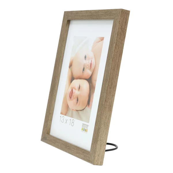 Cadre en bois David 9x13 cm | bronze | verre standard (2 mm)