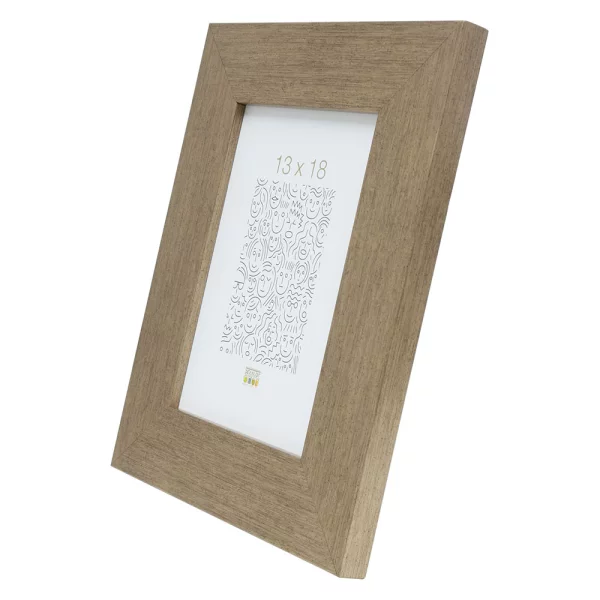 Cadre en bois Heibaart 13x18 cm | bronze | verre standard (2 mm)