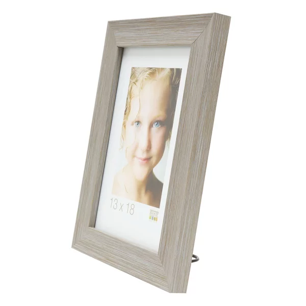 Kunststoff Bilderrahmen Arthur 10x15 cm | Beige | Normalglas (2 mm)