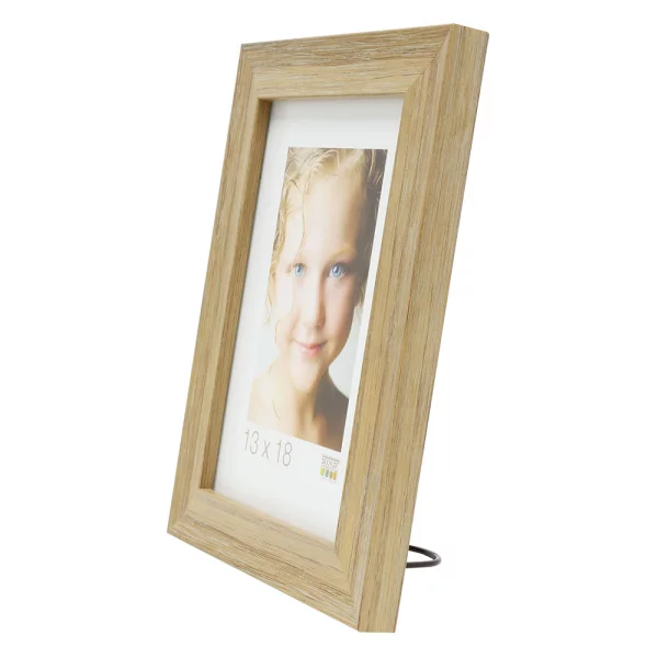Kunststoff Bilderrahmen Arthur 10x15 cm | Braun | Normalglas (2 mm)