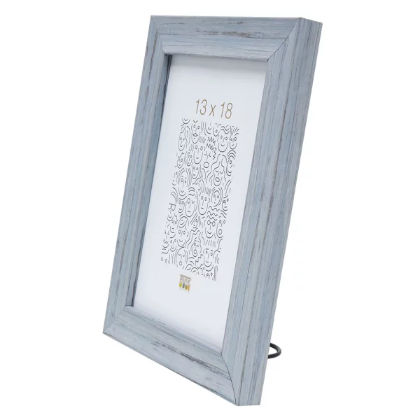 Cadre en plastique Mulken 10x15 cm | gris | verre standard (2 mm)