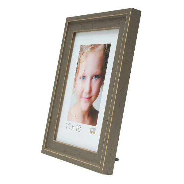 Holz Bilderrahmen Rudolph 15x20 cm | Braun | Normalglas (2 mm)