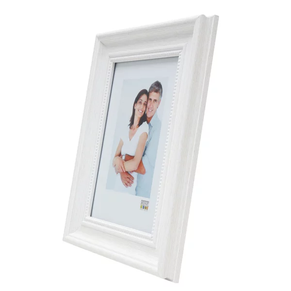 Cadre vintage Stoumont 10x15 cm | blanc | verre standard (2 mm)