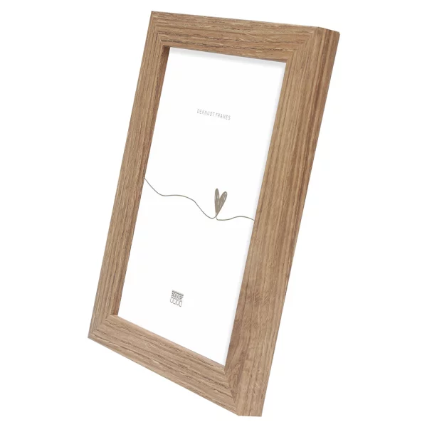 Holz Bilderrahmen Lina 10x15 cm | Braun | Normalglas (2 mm)