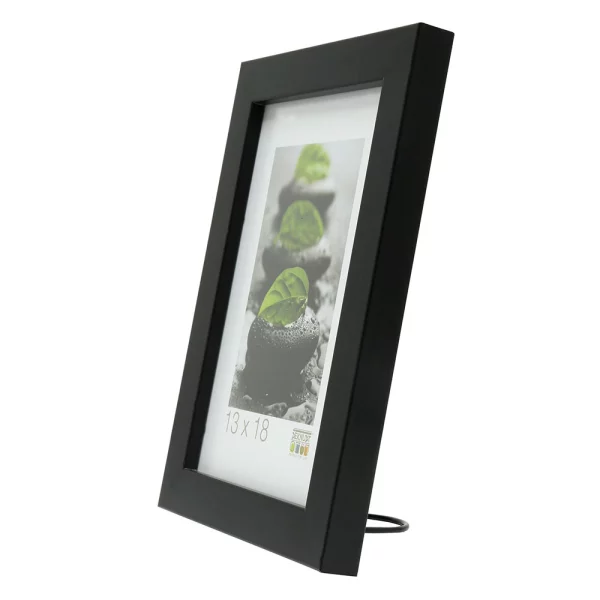 Cadre en bois Bernard 50x50 cm | noir | verre standard (2 mm)