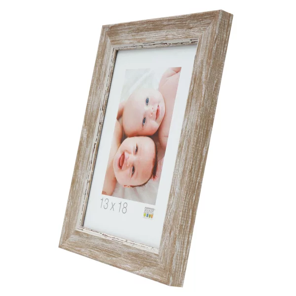 Cadre en plastique Neerlanden 15x15 cm | beige | verre standard (2 mm)