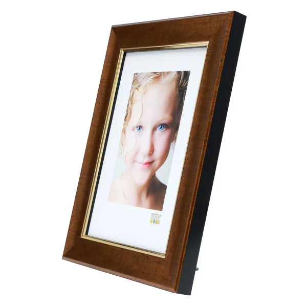 Cadre en bois Deinze 20x20 cm | or ancien | verre standard (2 mm)
