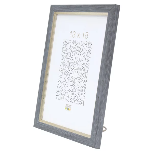 Cadre en plastique Buvingen 10x15 cm | gris | verre standard (2 mm)