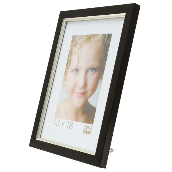 Cadre en plastique Buvingen 15x20 cm | noir | verre standard (2 mm)