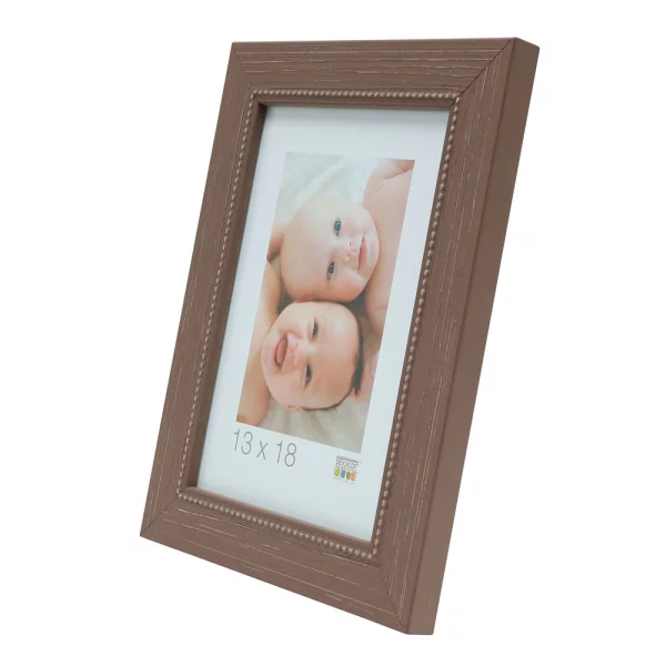 Cadre en bois Edgar 30x40 cm | brun | verre standard (2 mm)