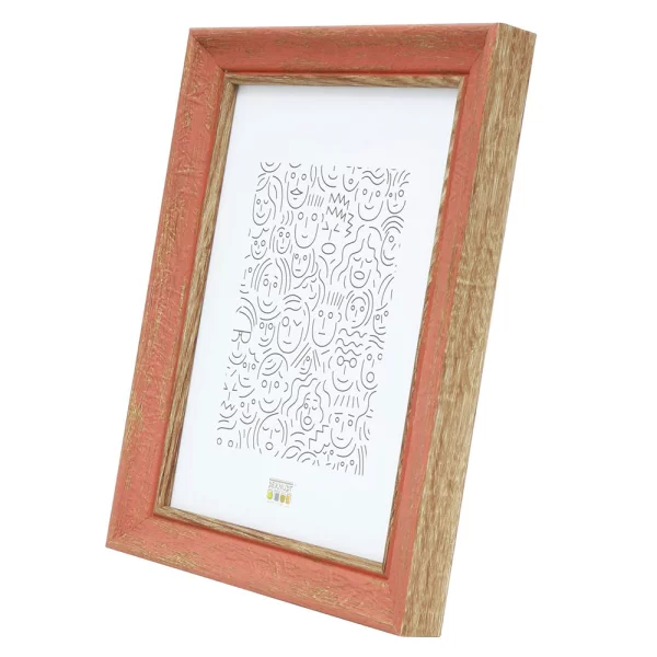 Cadre en plastique Couvin 20x20 cm | vieux rose | verre standard (2 mm)