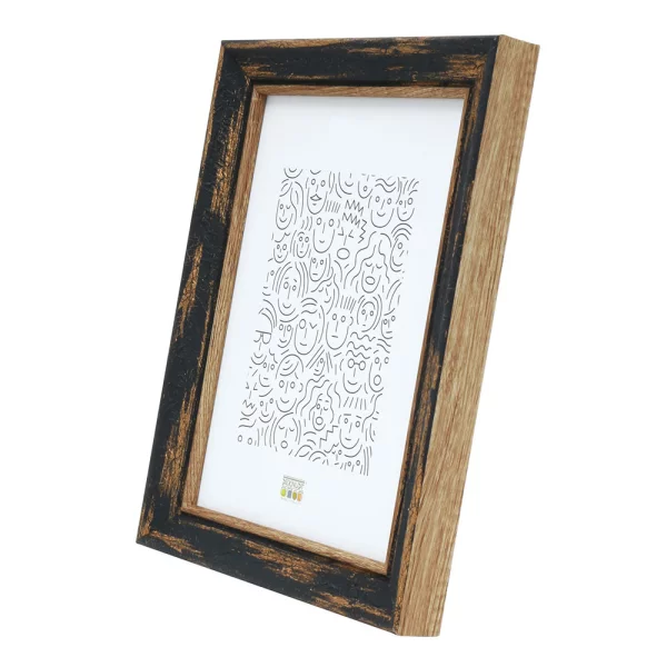 Cadre en plastique Couvin 10x15 cm | noir | verre standard (2 mm)