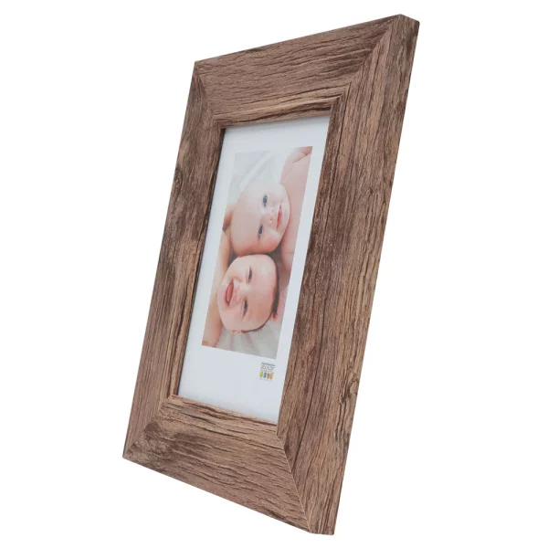 Cadre en bois Amay 20x30 cm | brun | verre standard (2 mm)