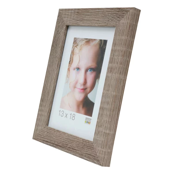 Cadre en bois Lily 20x28 cm | gris | verre standard (2 mm)