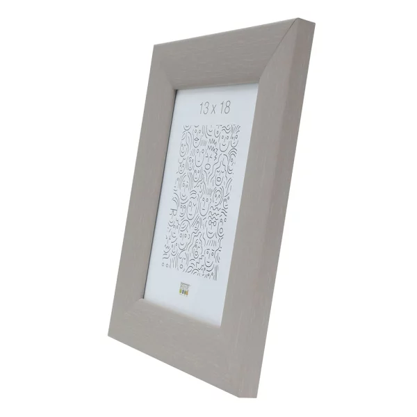 Cadre en bois Nathan 10x15 cm | beige | verre standard (2 mm)