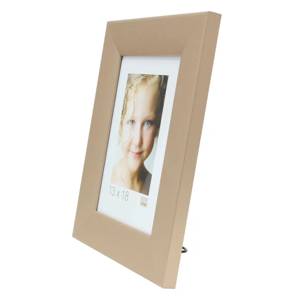 Holz Bilderrahmen Nathan 30x45 cm | Bronze | Normalglas (2 mm)