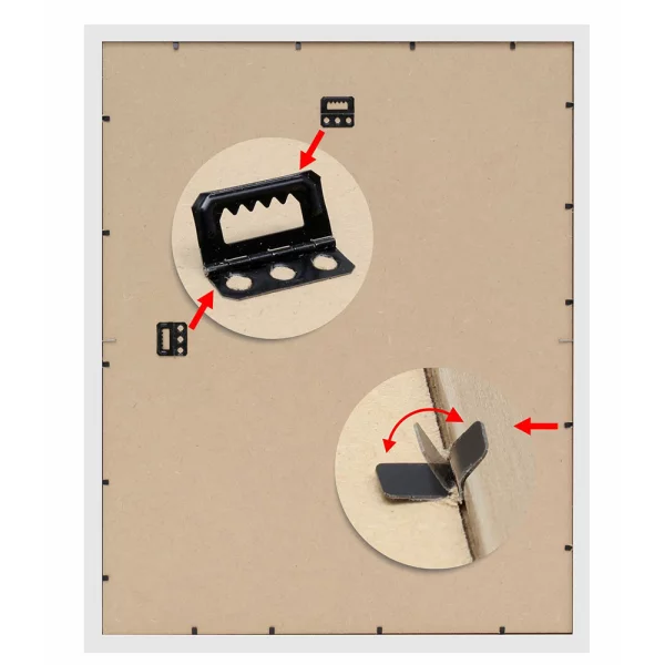 Tableau magnétique Olivia 40x60 cm | blanc