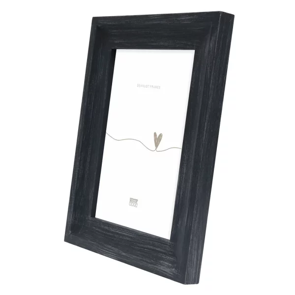 Cadre en bois Alba 15x20 cm | noir | verre standard (2 mm)