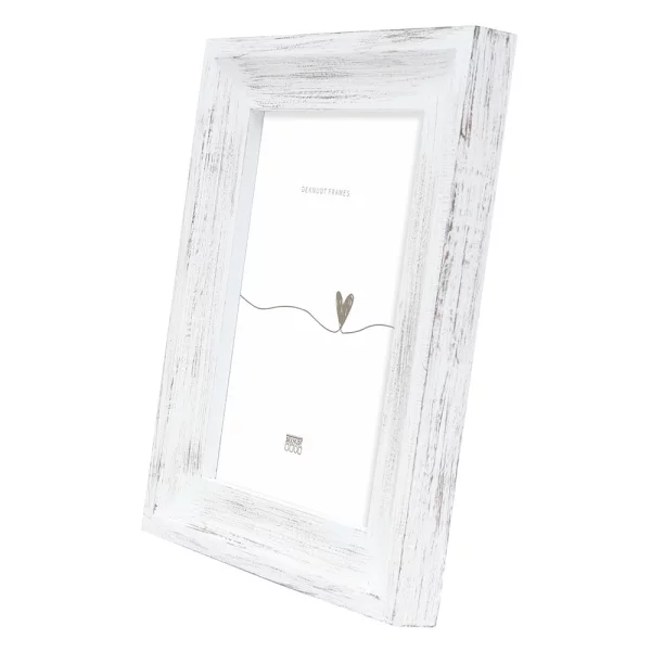 Cadre en bois Alba 10x15 cm | blanc | verre standard (2 mm)