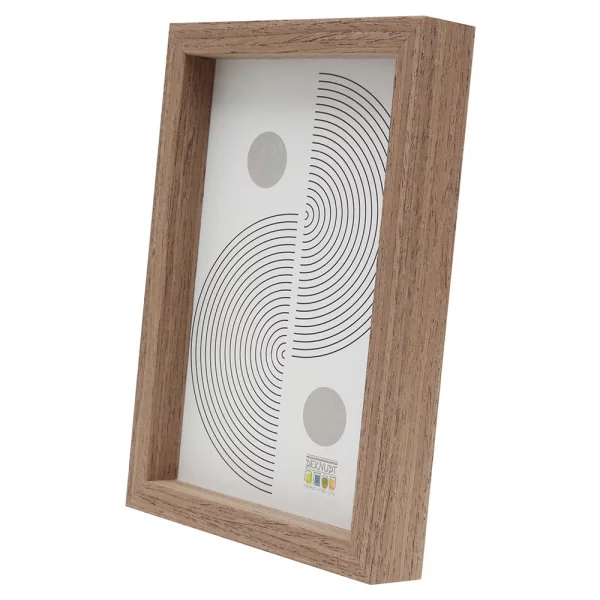 Cadre en bois (MDF) Elias 10x15 cm | brun | verre standard (2 mm)