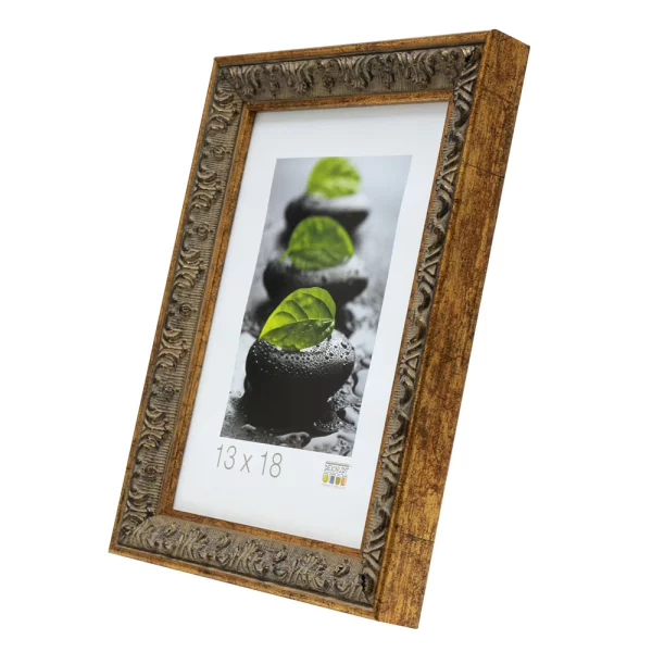 Cadre photo Vintage 20x20 cm | vieil or | verre standard (2 mm)