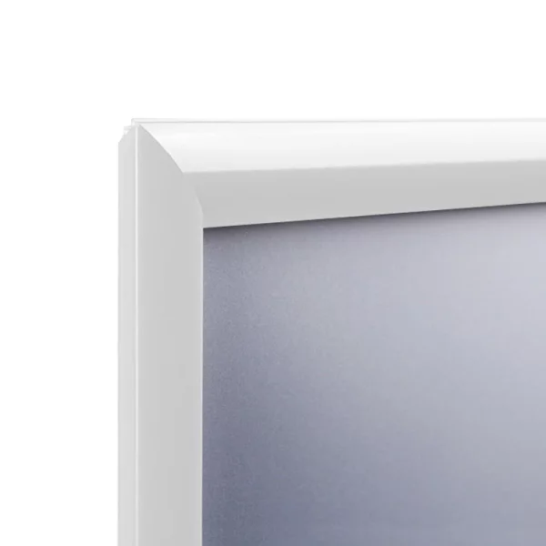 Cadre pour affiche Color, 25 mm 21x29,7 cm (A4) | blanc signal RAL 9003 | verre synthétique mat (1 mm)