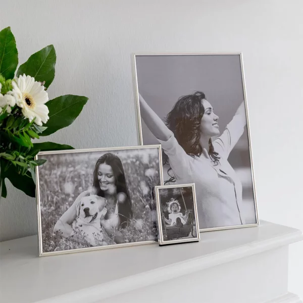 Fotorahmen Genua 20x25 cm | Silber | Normalglas (2 mm)