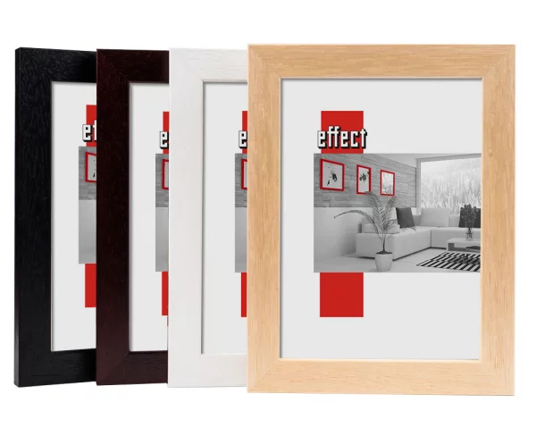 Holz-Bilderrahmen Profil 2210 15x20 cm | wenge | Normalglas (2 mm)