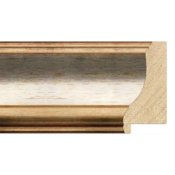 Cadre baroque Fiorentina 15x20 cm | argent | verre synthétique (1 mm)
