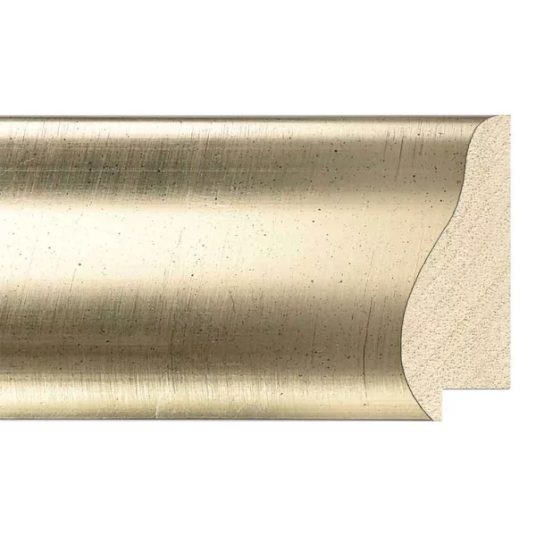 Barock Bilderrahmen Rosalia 15x20 cm | silber | Kunstglas (1 mm)