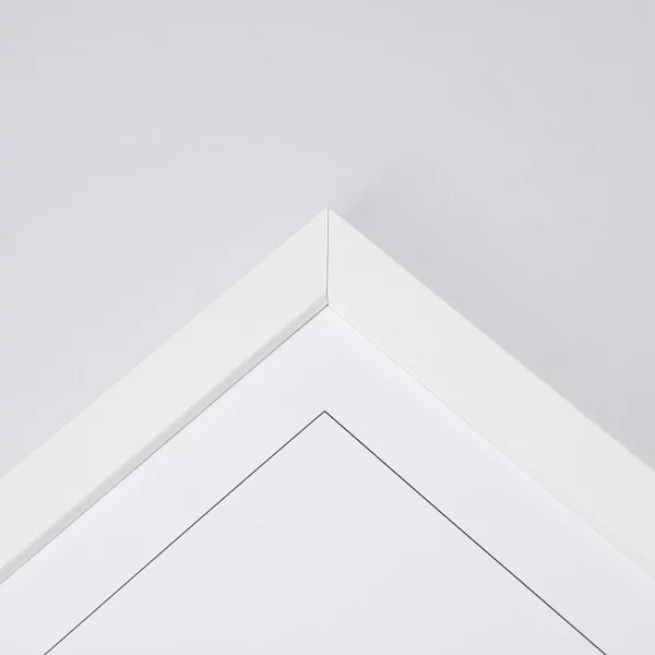 Cadre en bois New Basic 61x91,5 cm | blanc | verre synthétique (2 mm)