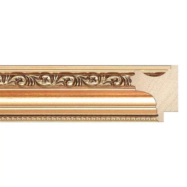 Cadre baroque Helena 15x20 cm | rose doré | verre synthétique (1 mm)