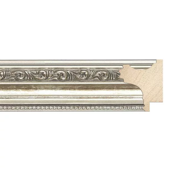 Cadre baroque Helena 15x20 cm | argent | verre synthétique (1 mm)