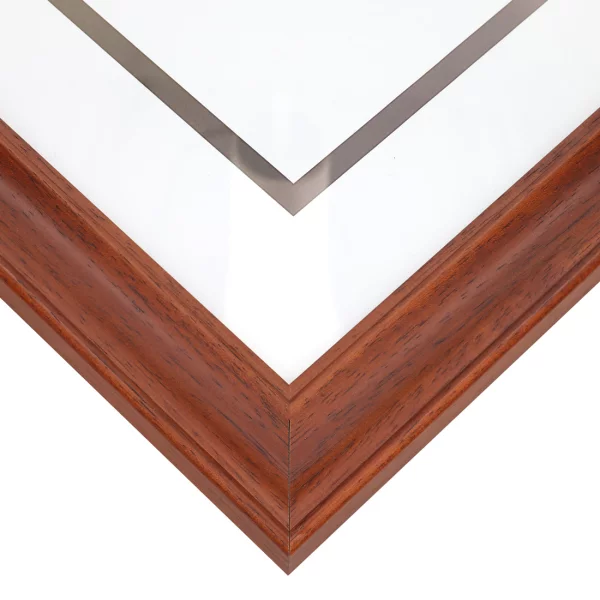 Holz-Bilderrahmen Kinga 50x70 cm | Braun | Kunstglas (1 mm)