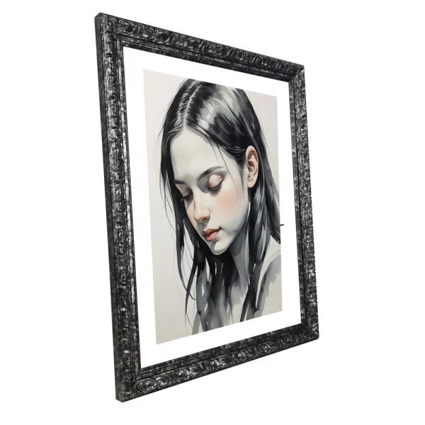 Kunststoffrahmen Zabek 10x15 cm | Silber | Kunstglas (1 mm)