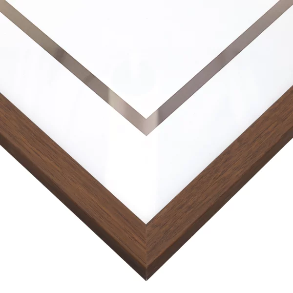 Holz-Bilderrahmen Aniela 70x100 cm | Braun | Kunstglas (1 mm)