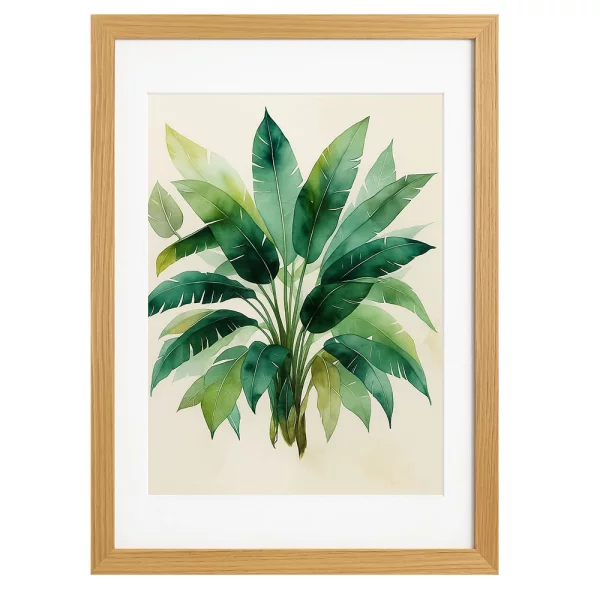 Holz-Bilderrahmen Aniela 50x70 cm | Eiche | Kunstglas (1 mm)