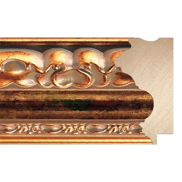 Cadre baroque Josephine 15x20 cm | or mélangé | verre synthétique (1 mm)
