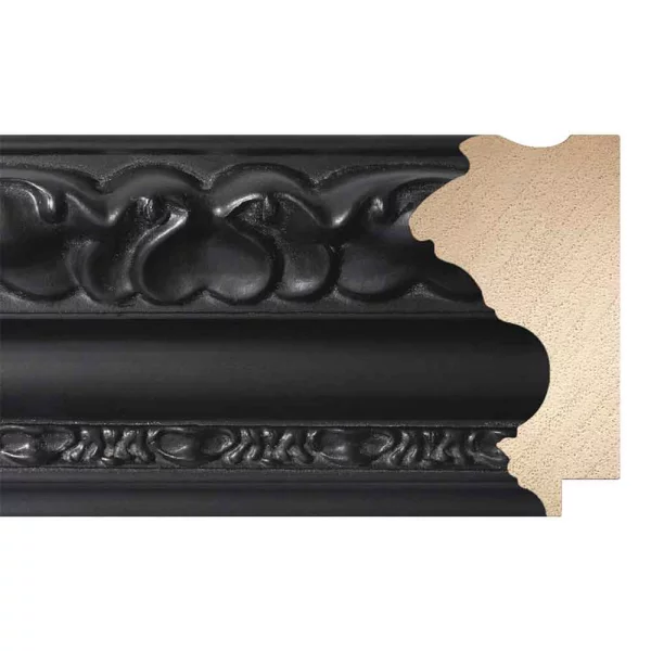 Cadre baroque Josephine 15x20 cm | noir | verre synthétique (1 mm)