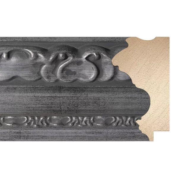 Cadre baroque Josephine 15x20 cm | argent | verre synthétique (1 mm)