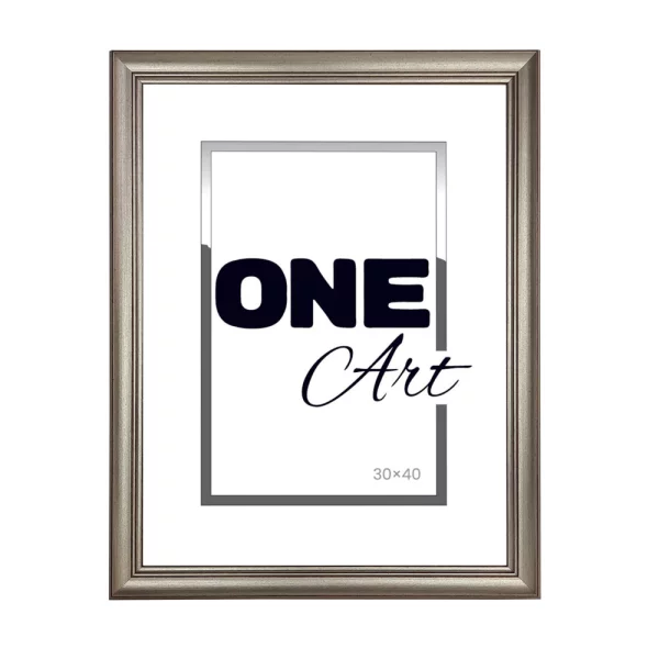 Kunststoffrahmen Krak 10x15 cm | Silber | Kunstglas (1 mm)