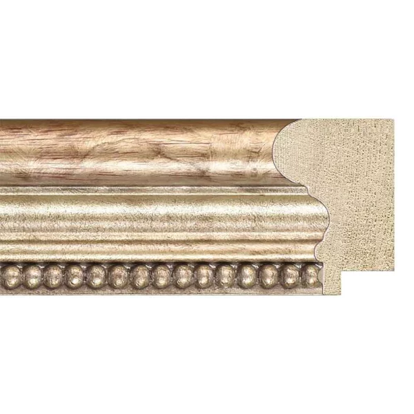 Cadre baroque Alessia 15x20 cm | argent | verre synthétique (1 mm)