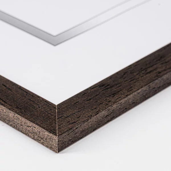 Cadre en bois Batino 15x20 cm | brun | verre synthétique (1 mm)