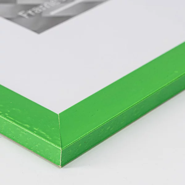 Cadre en bois Batino 10x15 cm | vert | verre synthétique (1 mm)