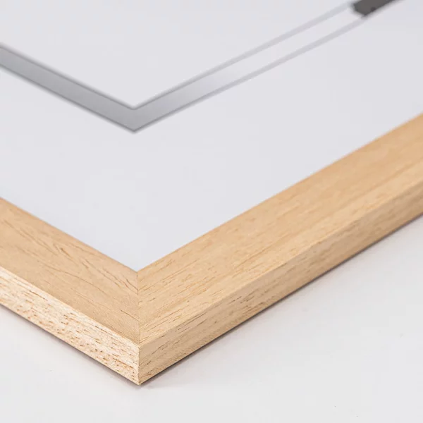 Cadre en bois Batino 10x15 cm | naturel | verre synthétique (1 mm)
