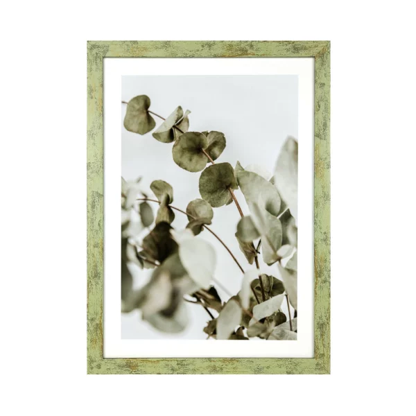 Kunststoff-Bilderrahmen California 10x15 cm | grün | Kunstglas (1 mm)